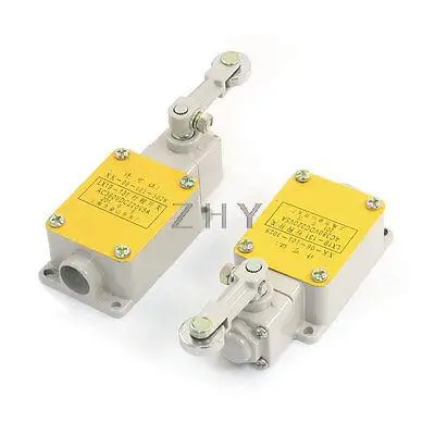 

2pcs LX19-131 Momentary Action Rotary Roller Arm Limit Switch AC380V DC220V 5A