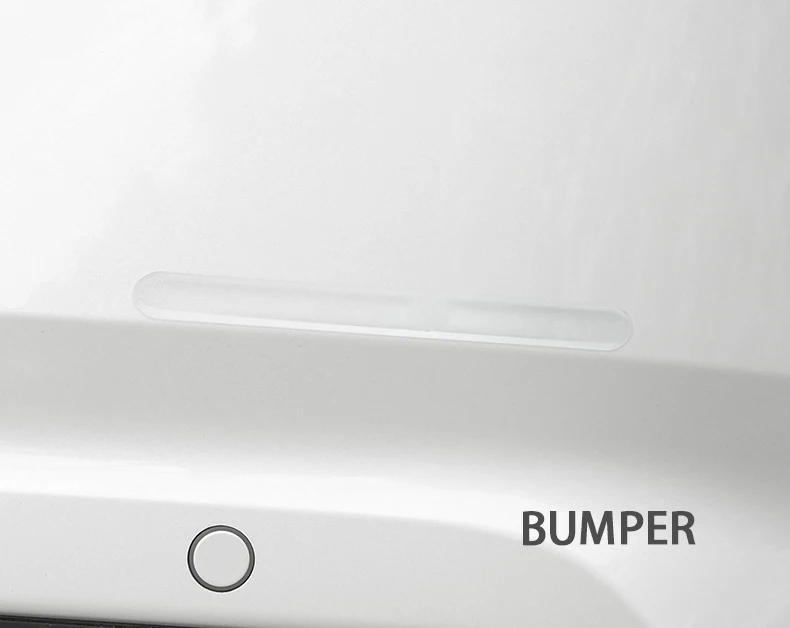Car Door Edge Transparent Anti Scratch Protection Strips Bumper Scuff Plate BarRearview Mirror Anti-collision Protector Sticker