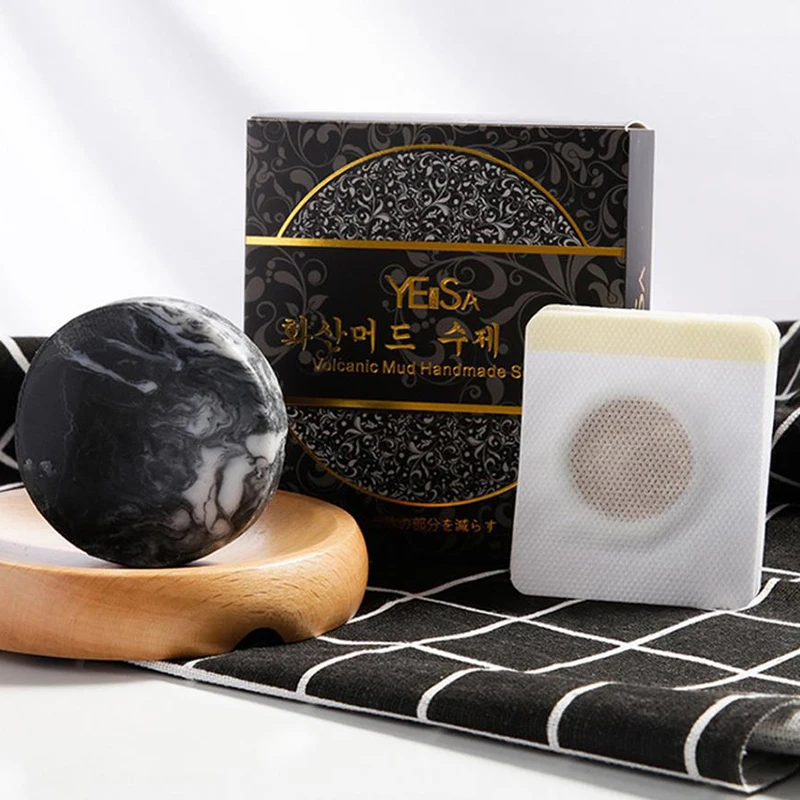 Volcanic Clay Coffee Slimming Soap Bar Skin Whitening Body Clear Anti Bacterial