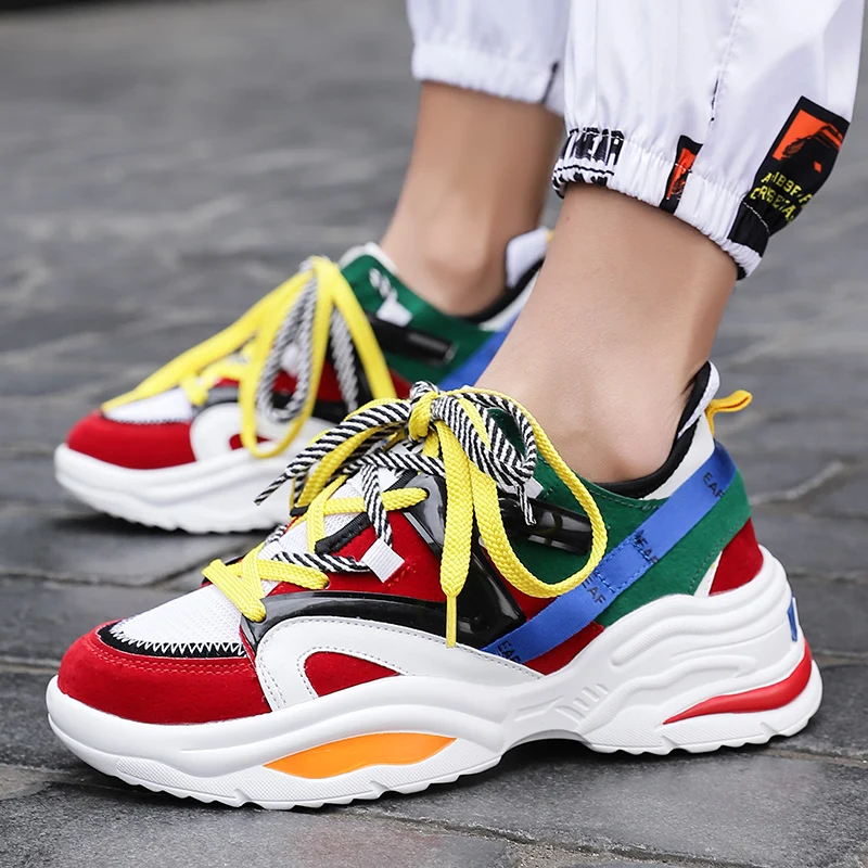 colorful abo fashion sneakers