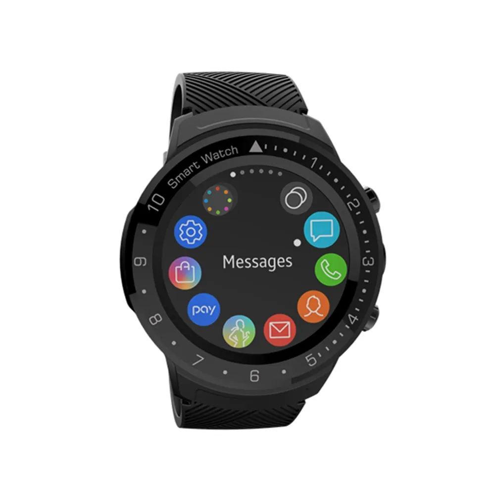 LTE 4G Смарт часы Android телефон DA09 3 ГБ+ 32 ГБ трекер сердечного ритма для Android iOS Smartwatch водонепроницаемый для HUAWEI Watch 2 GT - Цвет: black