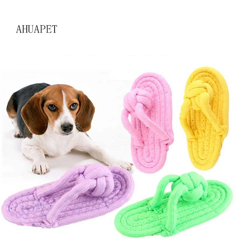 子犬用の綿犬の靴 噛むおもちゃ ロープ 噛む しっかりした 屋外トレーニング 小型犬用 犬のおもちゃ Aliexpress