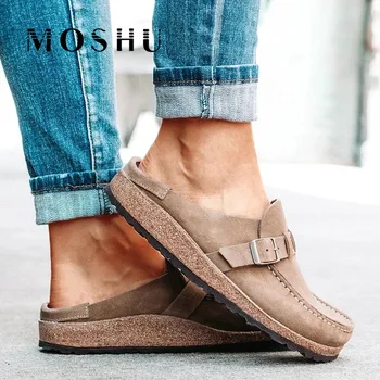 

Summer Flats Sandals Women Fashion Loafers Shoes Solid Buckle Women Casual Beach Shoes Ladies Buty Damskie 2020