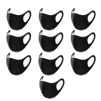 

12pcs Regular Size Mask Protective Mask Black Mask Japan Anti-Pollution Anti Haze Dust Face Mask