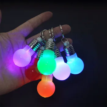 

Keychain LED Lighting Mini LED Bulb Key Ring Illuminate Candy Flashlight Lamp Pendant Key For Christmas Holiday Gift Night Lamp