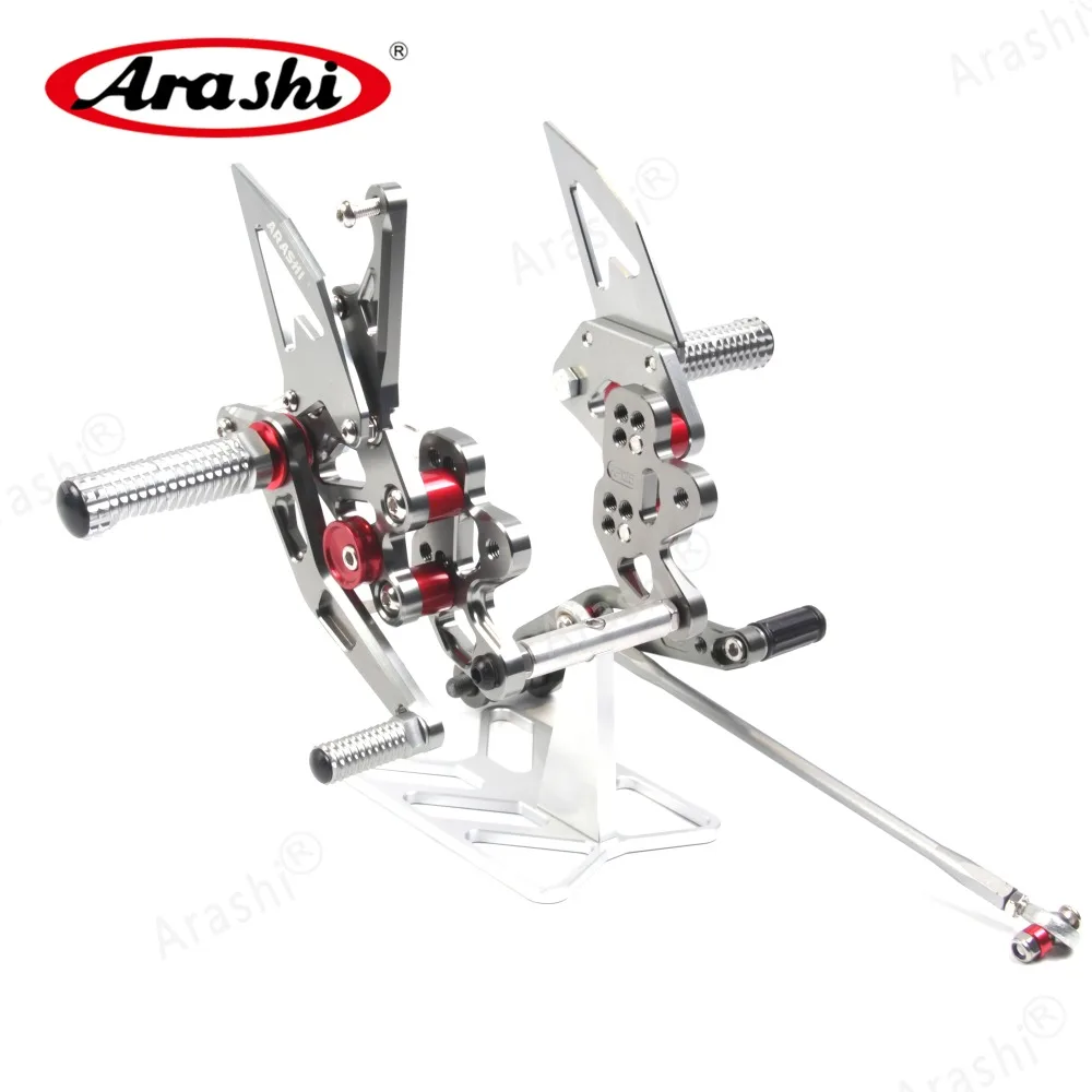 Араши для SUZUKI GSXR600 2006 2007 2008 2009 2010 ЧПУ Rider Rearset Регулируемые подножки подставка для ног, GSX-R GSXR 600