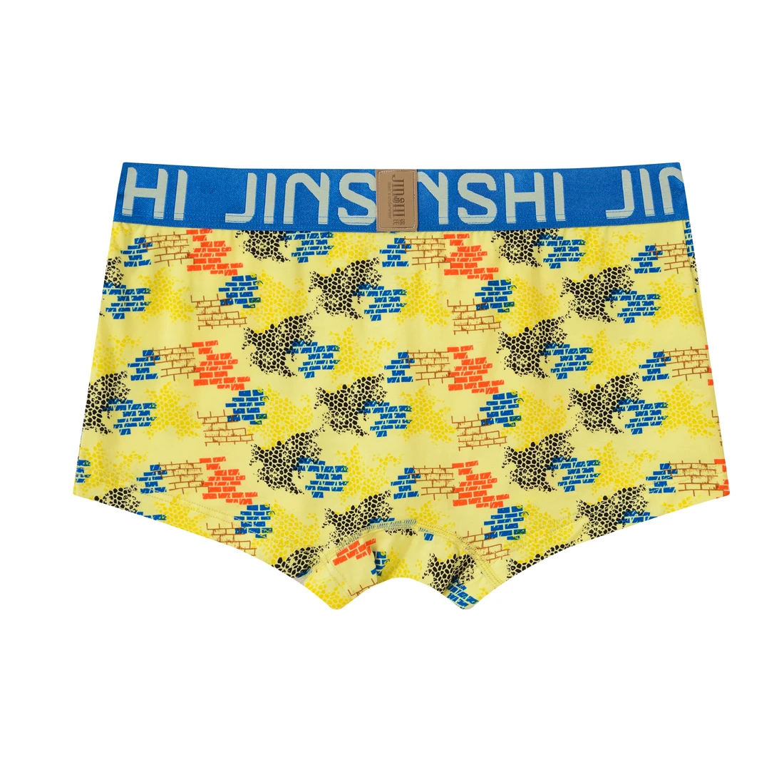 Mens Short Boxer Briefs New Style Male Print Bamboo Underwear Briefs 2021 Summer New Low Waisted  Comfortable Male Underpants