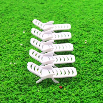 

12pcs Model Train Railway Layout 1:50 1:75 1:100 Sun Loungers Beach Chairs Plastic Model Beaches
