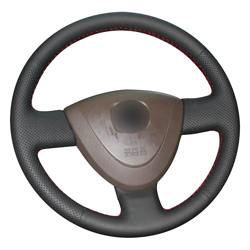 Чехол рулевого колеса автомобиля из искусственной кожи для Honda City 2002-2008 подходит