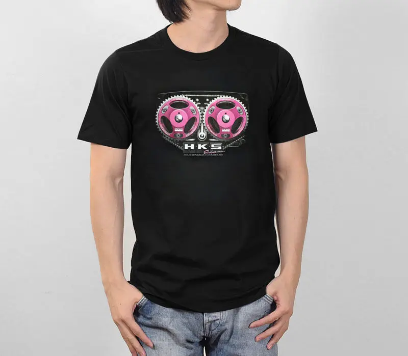 

Hks Evolutions Adjustable Cam Gears Performance Motorsportser Racingerer Men T Shirt Men Summer Short Sleeves T Shirt Tops