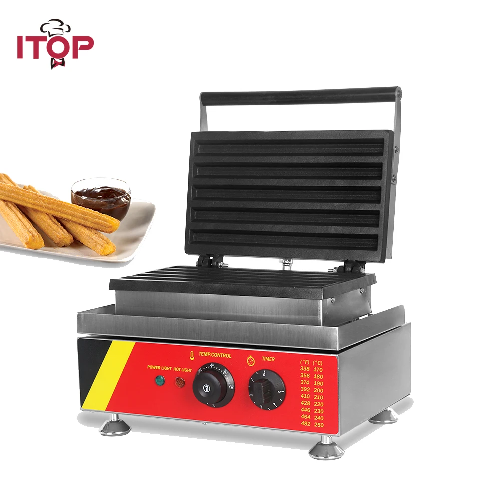 ITOP Электрический Churros Maker Нержавеющая сталь 1500 Вт Коммерческих Чуррос
