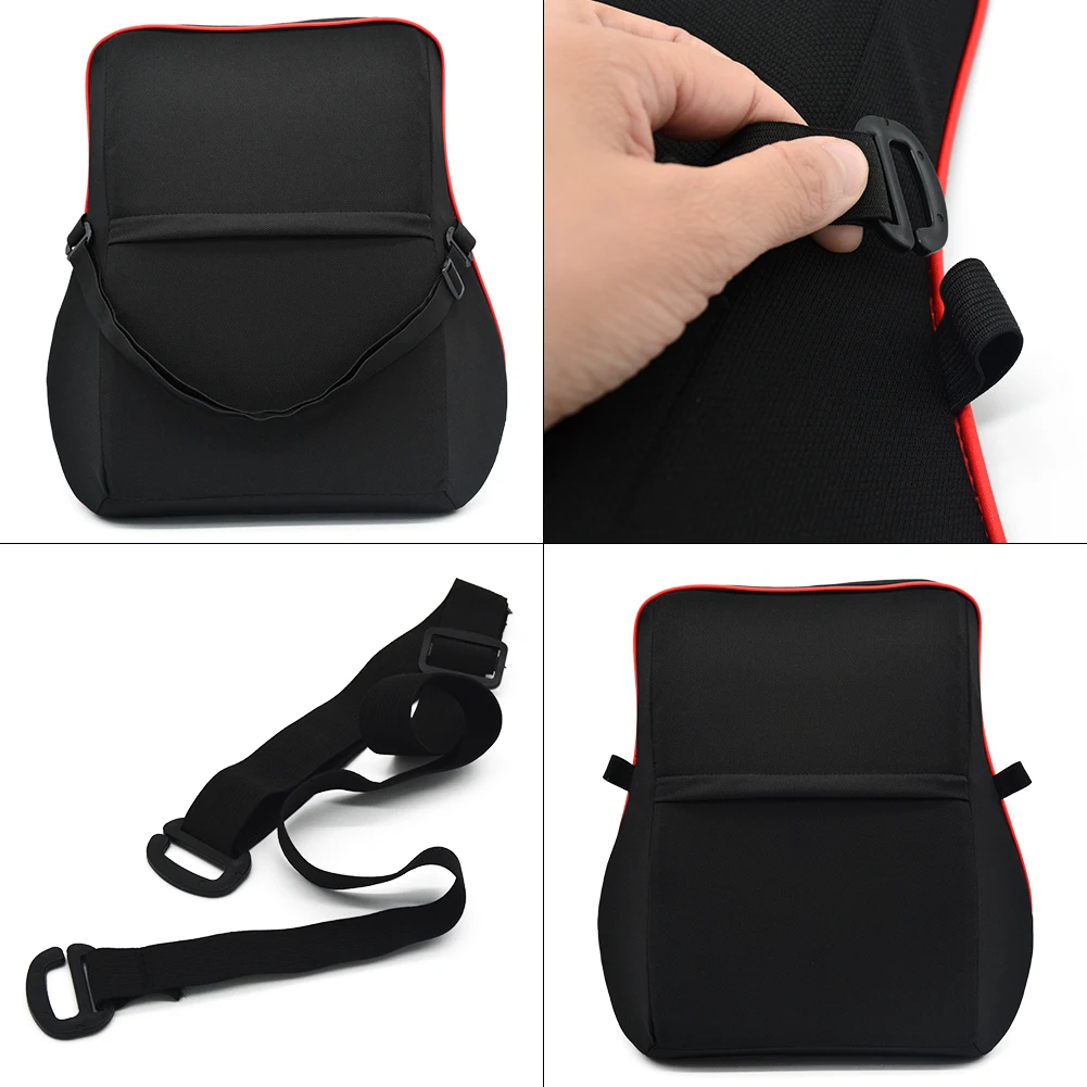 DOKIA Car Headrest Neck Lumbar Support Pillow Cushion With Adjustable Strap Belt For Car And Office Chair Seat Accessories Car Pillow Car Headrest Memory Foam Pillow Car Neck Pillow