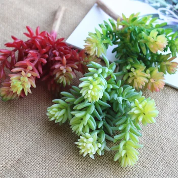

Real touch Artificial plants plante artificielle Plastic Succulents for home office table decoration fake Flowers