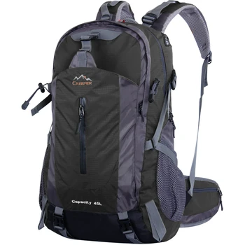 

CreeperNew45L Outdoor Backpack Camping Climbing Bag Waterproof Mountaineering Hiking Backpacks Molle Sport Bag Climbing Rucksack