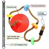 Outdoor Children's Tree Swing Platform Climbing Rope Reel Tree Swing Seat Room Swing Playground Accessories 5