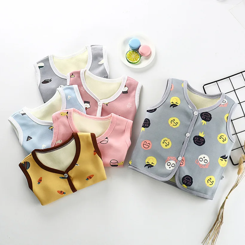 fleece baby vest