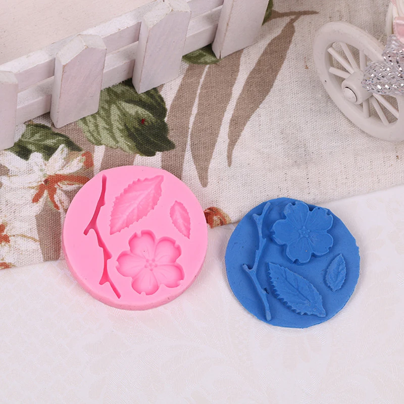 

Silicone Mold 3D Flower Form Fondant Silicone Soap Cake Mold Cupcake Candy Chocolate Cake Decoration Tool DIY Baking Moulds
