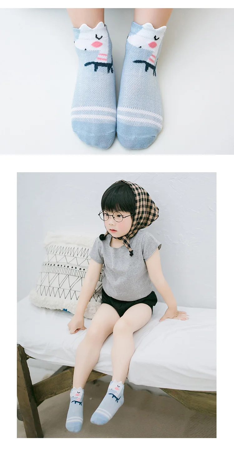 5Pairs/lot 0-2Y Infant Baby Socks Baby Socks for Girls Cotton Mesh Cute Newborn Boy Toddler Socks Baby Clothes Accessories