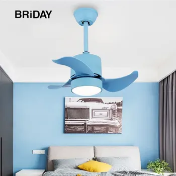 

24 inch led ceiling fan lamp children with lights remote control ventilator lamp Home Fixture Silent Motor fans bedroom decor