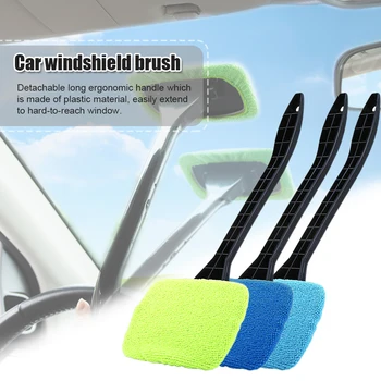 

Cleaning Tool Windshield Brush Wiping Washable With Hanging Hole Fog Remove Glass Window Dust Ergonomic Microfiber Car Auto