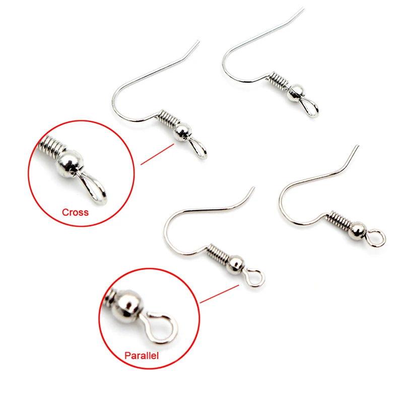 100pcs/lot 20x17mm DIY Earring Findings Earrings Clasps Hooks Fittings DIY Jewelry Making Accessories Iron Hook Earwire Jewelry