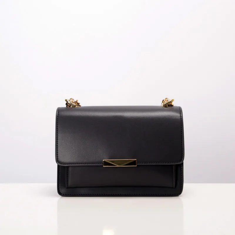 Woman new Beach Bag Women's Singles Shoulder Package Diagonal Small Square Chain Hit Color Handbag Crossbody korean Style
