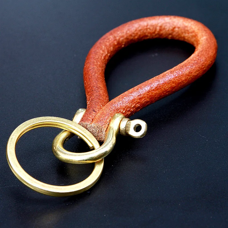 Vintage Genuine Leather Key Wallet Women Keychain Covers Key Holder Car Keys Housekeeper Keys Organizer
