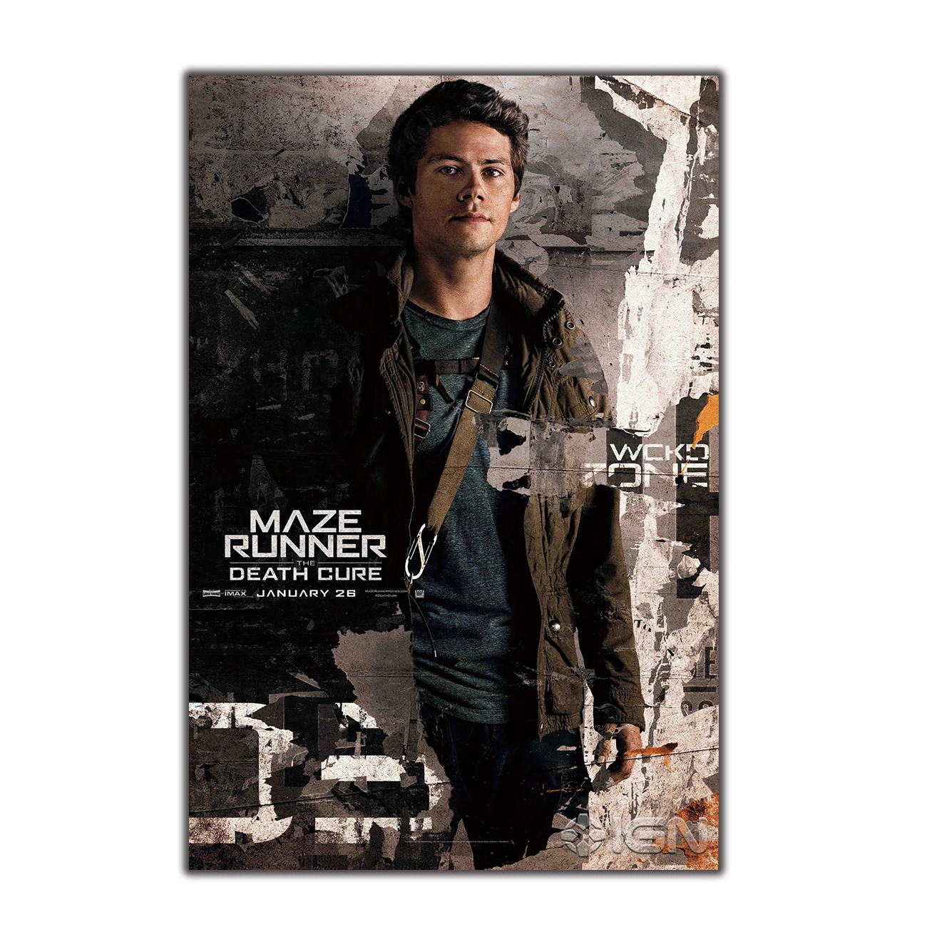 Maze Runner The Death Cure Movie 2018 Textless Canvas Poster 12x18 24x36'' 