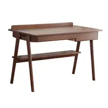 Деревянный стол Простой японский стол грецкий орех студенческий стол простой настольный компьютер настольный бытовой