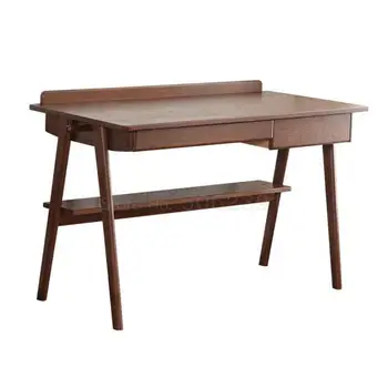 

Wood Desk Simple Japanese Desk Walnut Student Desk Simple Desktop Computer Desktop Household