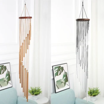 

Nordic Classic Rotating Multi Tube Windchime Chapel Wind Bells Wind Chimes Door Hanging Ornament Wind Chimes Home Decoration