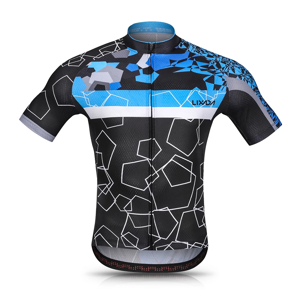 Men Cycling Jersey Set Breathable Quick-Dry Short Sleeve Biking Shirt and Gel Padded Shorts MTB Outfit | Спорт и развлечения