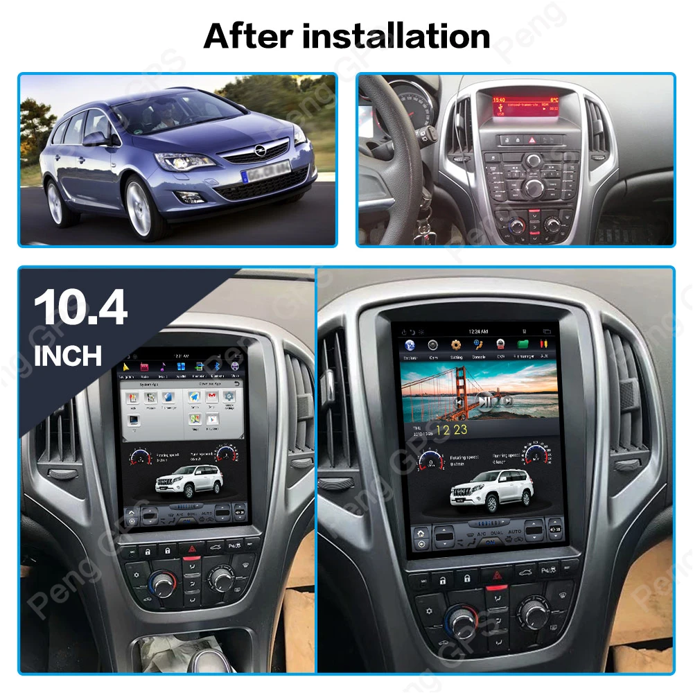 Android 8,1 gps-навигация, dvd-плеер для Opel Vauxhall Holden Astra J/Buick Excelle 2010-2013 Tesla радио 10,4 дюймов HD головное устройство