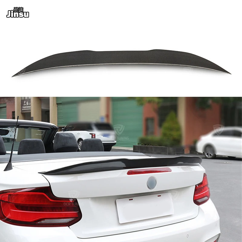 Psm Style Carbon Fiber Rear Roof Spoiler Lip For Bmw 2 Series Convertible 218i 220i 225i M235i M240i F23 Styling Back Wing Spoilers Wings Aliexpress