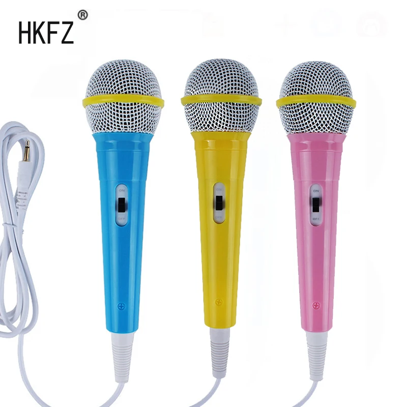 Портативный 3 5 мм Микрофон Стерео Студийный микрофон KTV Караоке мини для сотового