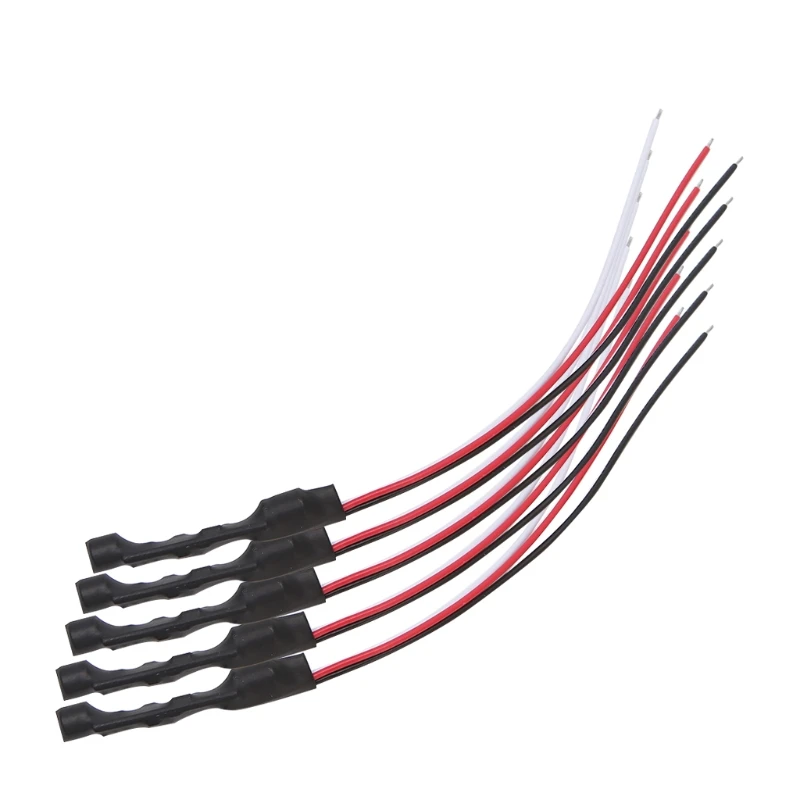 

5Pcs/Set Sensitive Microphone Security Audio DC Power Cable For CCTV DVR Camera