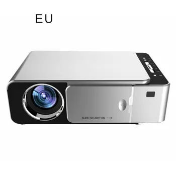 

T6 led mini high definition resolution projector Android version red Smart portable office WIFI Home Theater Projector