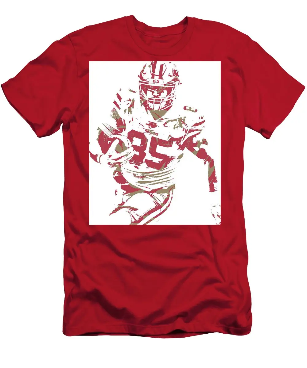 Джордж киттл 49Ers Pixel Art 2 Мужская футболка| |