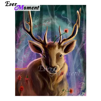 

Ever Moment Diamond Painting Home Decoration Rhinestone Takin Horns Landscape Full Square Drill Diamond Embroidery S2F2431