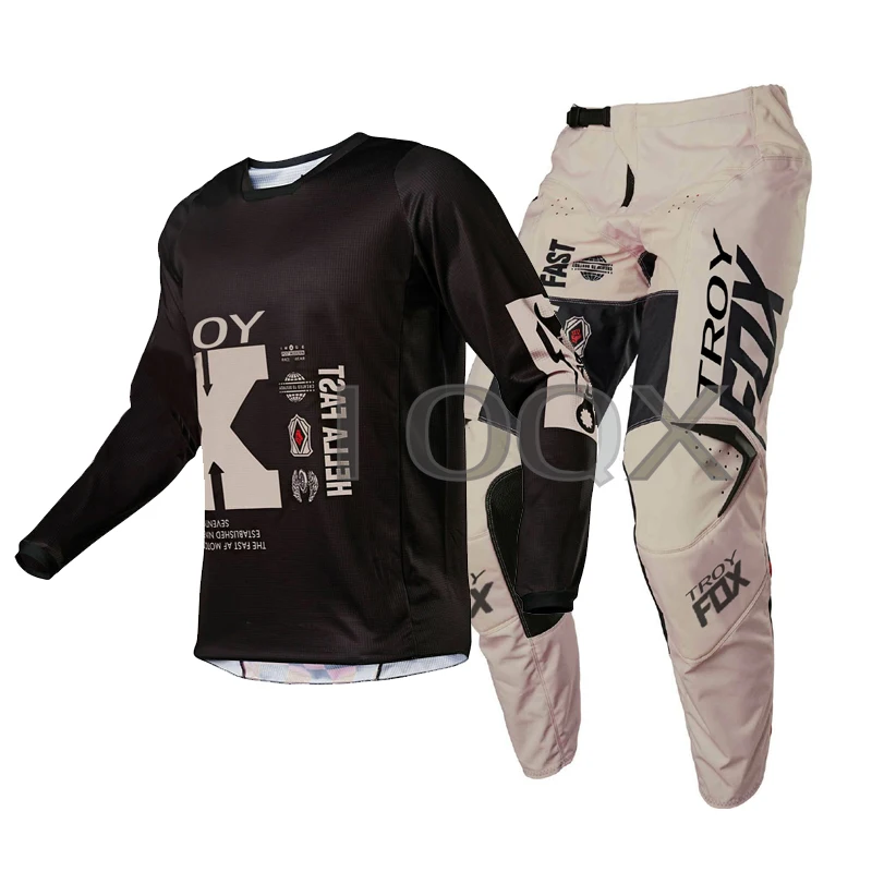 

2021 Troy Fox Adult 180 ILLMATIK Gear Set Mountain Bicycle Offroad Jersey Pants Mens Racing Suit Motorbike Kits