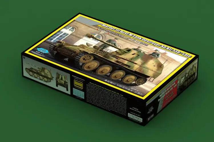 Hobbyboss 80168 Model Kit 1/35 Marder Iii Ausf.M Tank Destroyer Sd.Kfz.138 - Late Hobby Boss