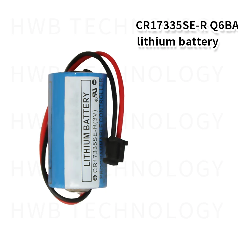 2 упаковки для Mitsubishi CR17335SE-R(3 В) CR17335 Q6BAT CNC 3 В литиевая батарея plc батареи с вилкой