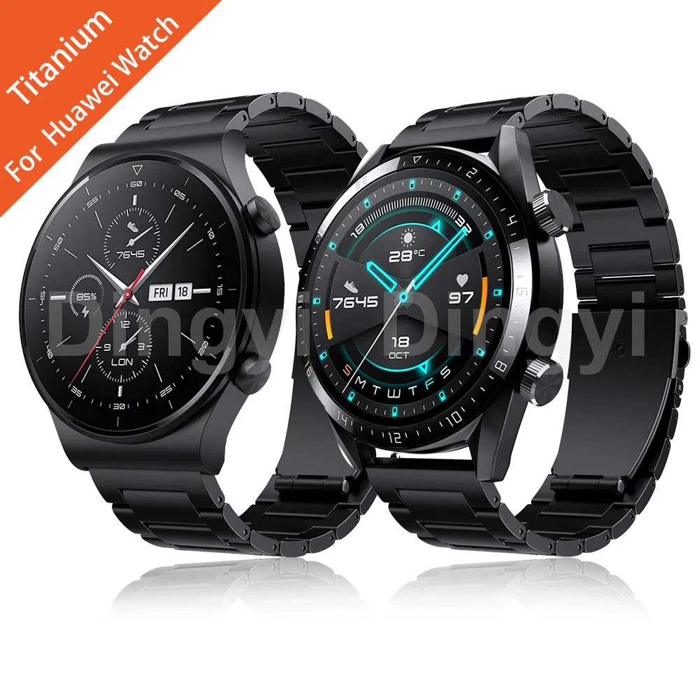 Per Huawei Watch Cinturino In Titanio Gt 2 Pro / Gt2 46Mm Cinturino Smartwatch Per Honor Magicwatch 2 46Mm/Gs Pro Cinturino In Metallo