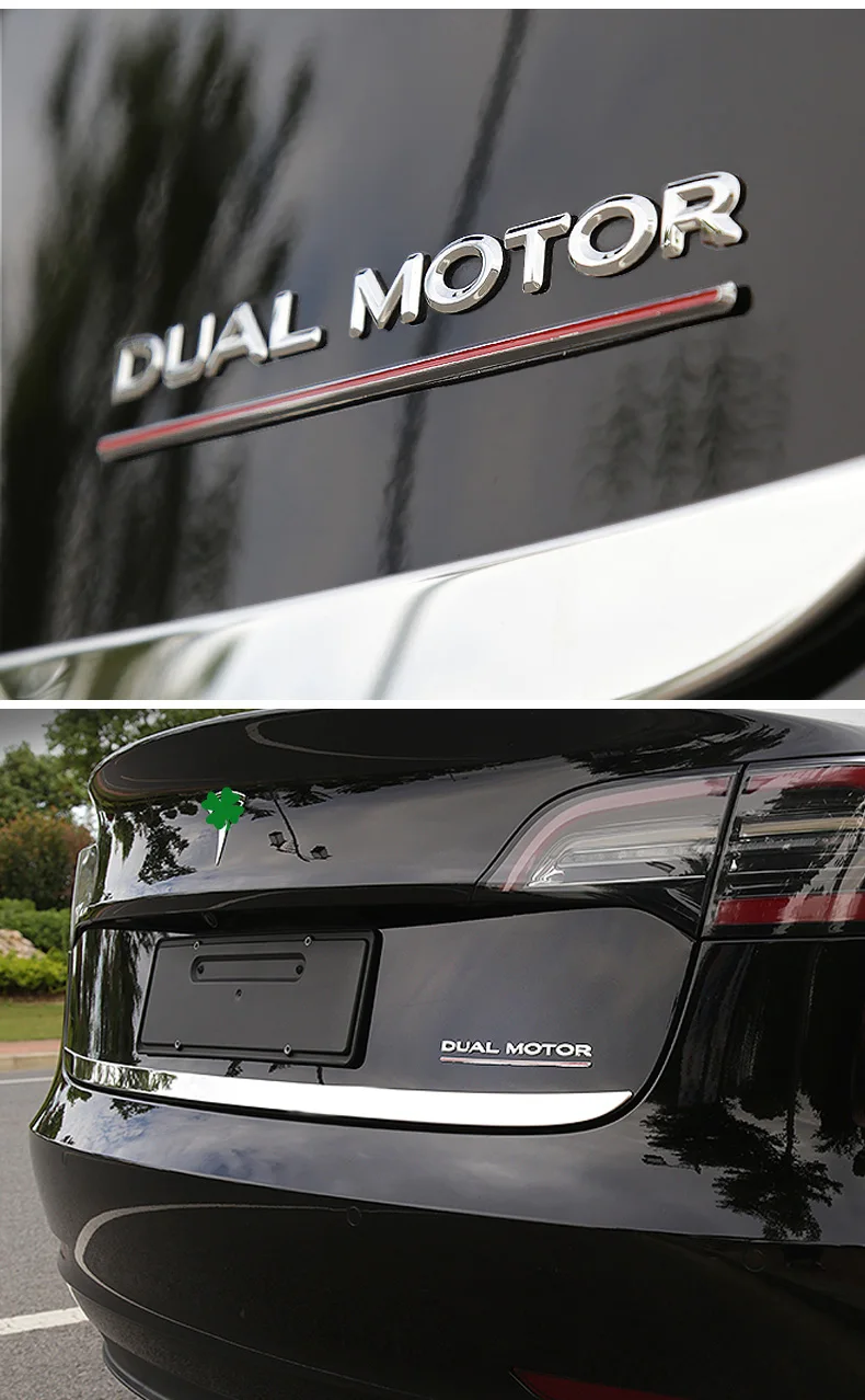 Для tesla маркировка корпуса Высокоэффективная маркировка ABS маркировка модификация украшение сзади маркировка для Tesla 3 три