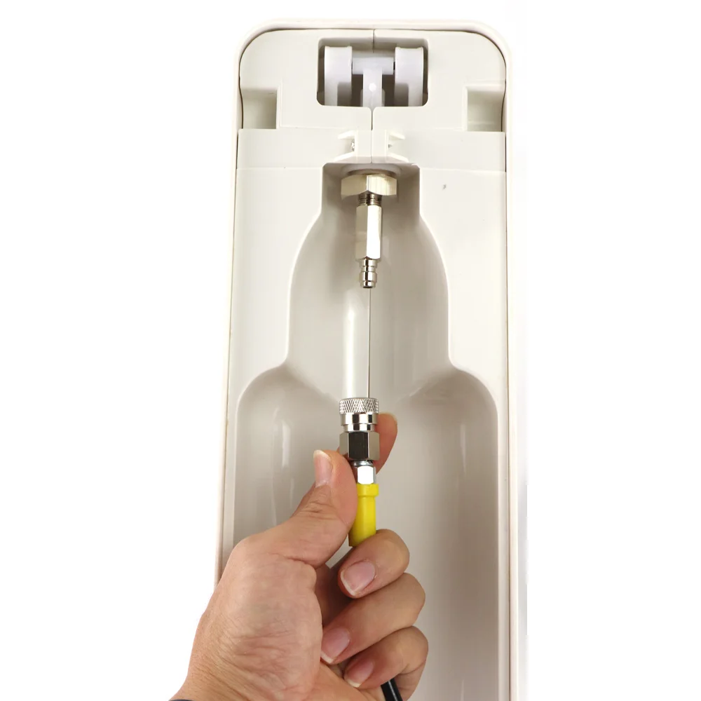 soda maker adapter kit New SODA Maker to External Co2 Tank Adapter and Hose Kit Fit SodaStream W21.8-14 Or CGA320 with Quick Disconnect Connector