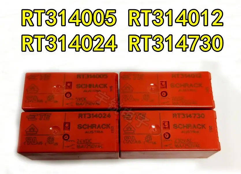 Новинка 10 шт./лот RT314005 5VDC RT314012 12VDC RT314024 24VDC RT314730 16A 8Pin aliexpress|Реле| |