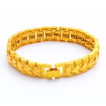 

Fashion Heart Bracelet Women Wholesale Braslet 2020 Male Gold Color Chain Link Bracelets For Men Jewelry Pulseira Birthday Gift
