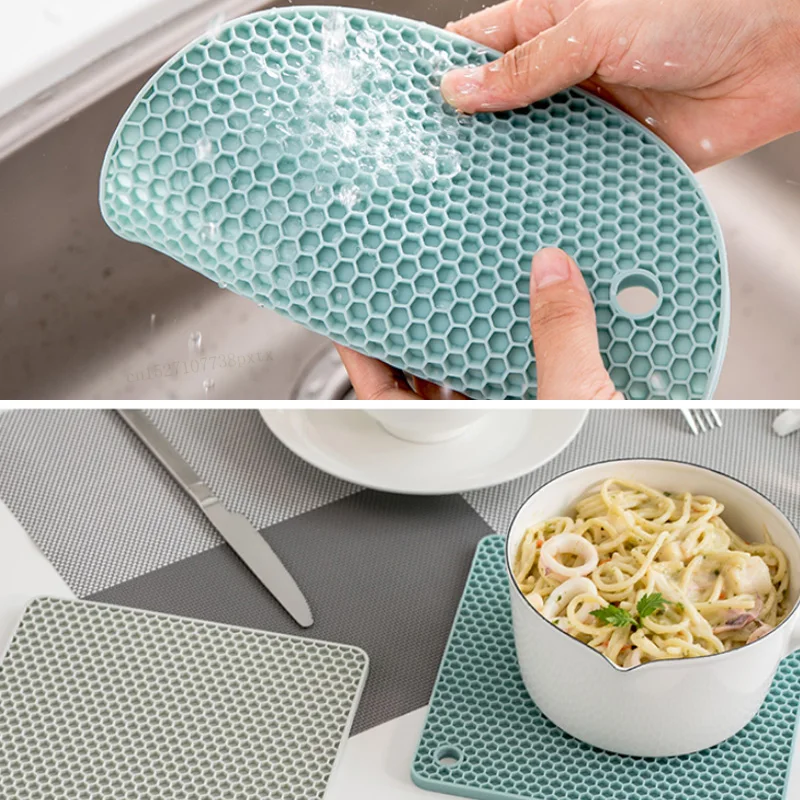 Xiaomi Mijia коврики для стола изолирующие подложки силиконовые кухонные Противоскользящие коврики массивная чаша Коврики Подставки