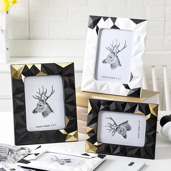 

Luxury Light Style Handmade Ceramic Photo Frame 10X15 13X18cm High Quality Photo Frame Photo Frames