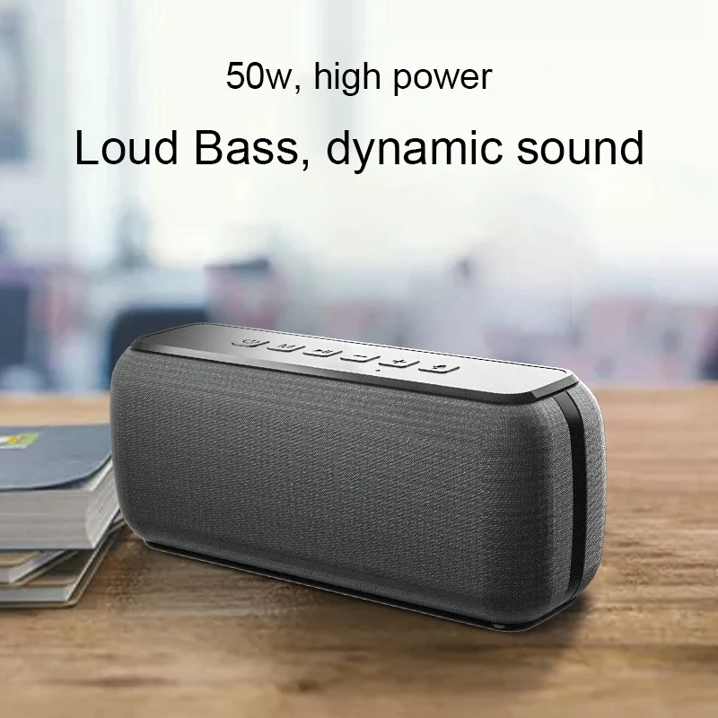 50W High Power Bluetooth Speaker Subwoofer Outdoor